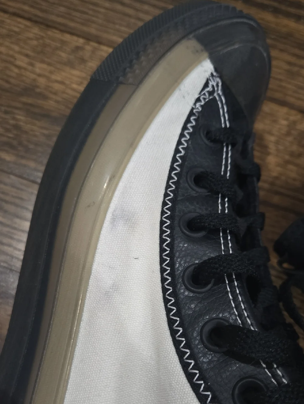 Chuck Taylor All Star CX Explore Hi Mens 9.5 Womens 11.5 Off White Black Fleece - Picture 9 of 10